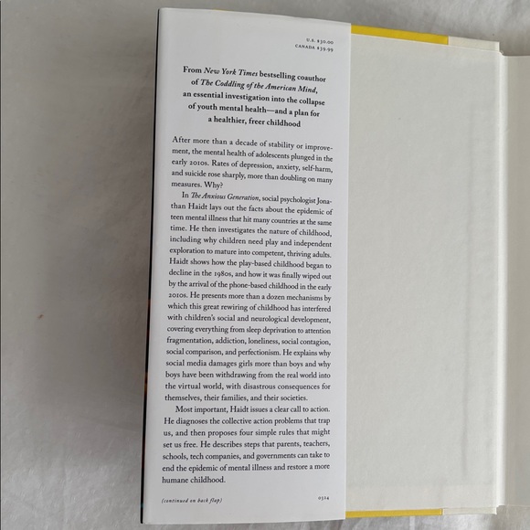 The Anxious Generation Book by Jonathon Haidt - Picture 3 of 12